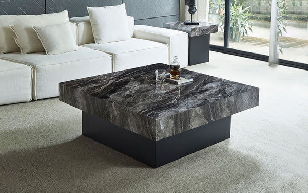 Lolite Sintered Stone Square Coffee Table