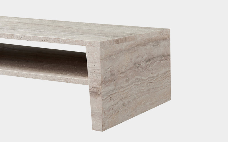 Jonquil Travertine Rectangle Coffee Table