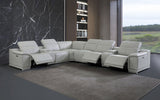 Morning Glory Modern Motion Reclining Sectional Sofa